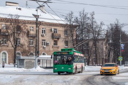 Изменения в расписании движения троллейбусов на новогодние и рождественские праздники 2022 г.