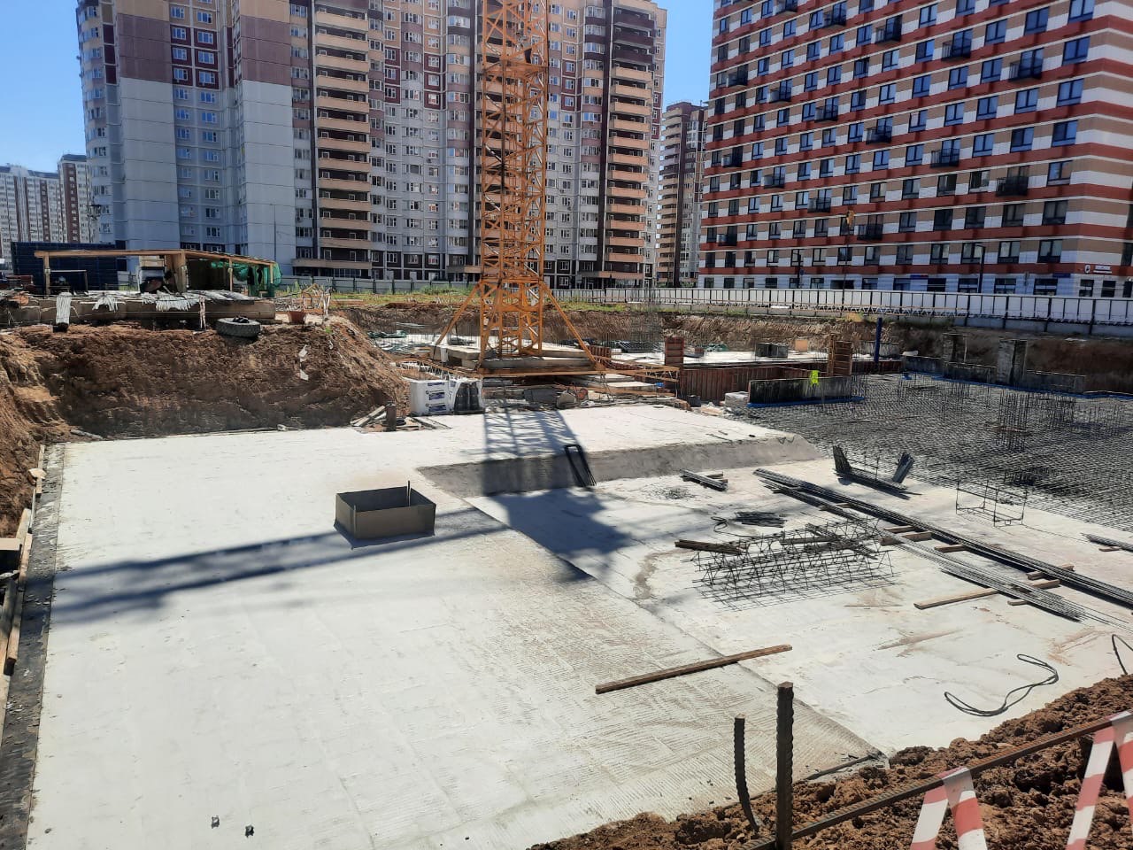 Строители приступили к устройству фундамента нового детского сада в Ленинском округе