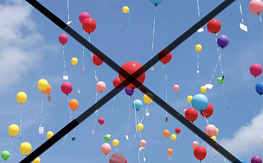 Опрос об отношении жителей к запрету на массовый запуск в небо гелиевых воздушных шариков