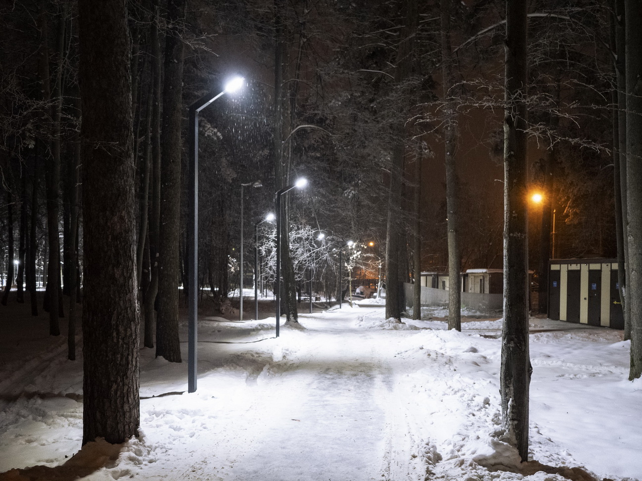 Свыше 800 энергоэффективных светильников появились в этом году на улицах Ленинского округа
