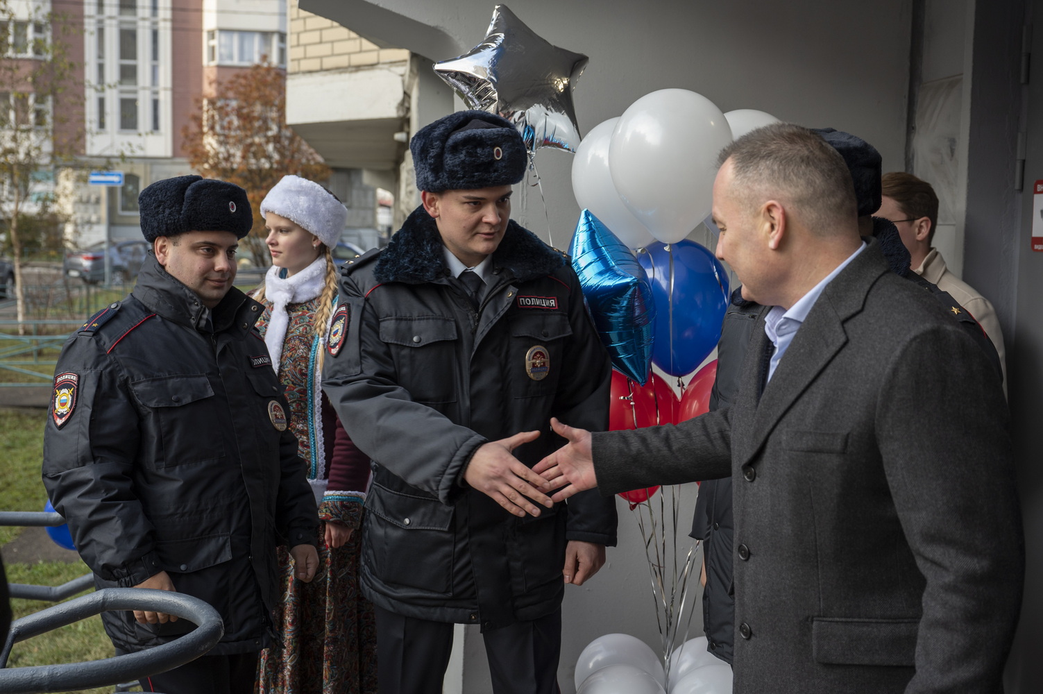 В районе Котловка состоялось торжественное открытие общественного пункта охраны порядка № 1