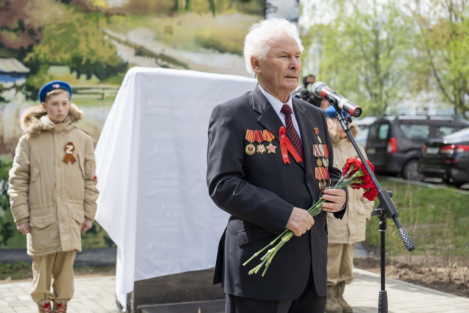 В Видном открыли мемориал в память о жителях деревни Жуково, погибших в годы войны