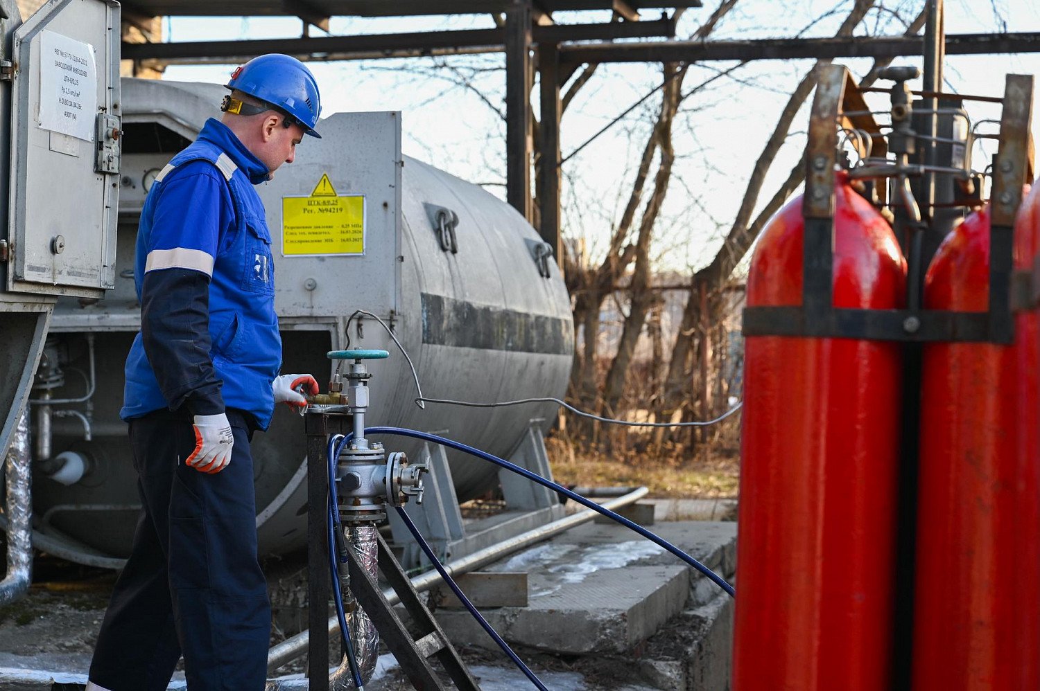 Станислав Каторов побывал на Московском газоперерабатывающем заводе в Развилке
